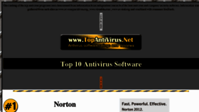 What Topantivirus.net website looked like in 2011 (12 years ago)