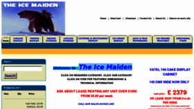 What Theicemaiden.co.uk website looked like in 2011 (12 years ago)
