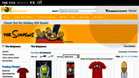 What Thesimpsonsshop.com website looked like in 2012 (12 years ago)