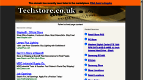 What Techstore.co.uk website looked like in 2012 (12 years ago)