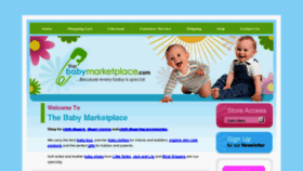 What Thebabymarketplace.com website looked like in 2012 (12 years ago)