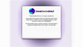 What Traveldealsdirect.com website looked like in 2011 (13 years ago)