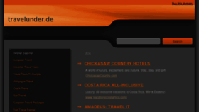 What Travelunder.de website looked like in 2012 (12 years ago)