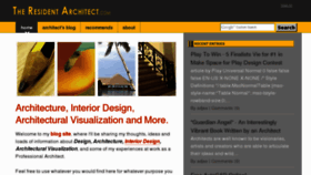 What Theresidentarchitect.com website looked like in 2012 (12 years ago)