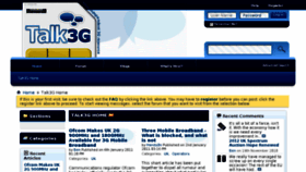 What Talk3g.co.uk website looked like in 2011 (13 years ago)