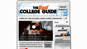 What Therealcollegeguide.com website looked like in 2012 (11 years ago)