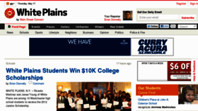 What Thedailywhiteplains.com website looked like in 2012 (11 years ago)