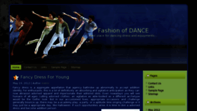 What Talkaboutdance.com website looked like in 2012 (11 years ago)