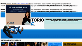 What Territoriomusic.com website looked like in 2012 (11 years ago)