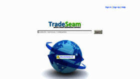 What Tradeseam.com website looked like in 2012 (11 years ago)