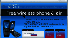 What Terracomwireless.com website looked like in 2012 (11 years ago)