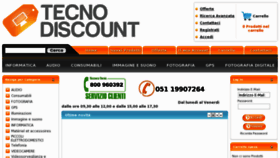 What Tecnodiscount.it website looked like in 2012 (11 years ago)