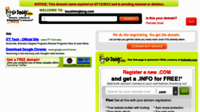 What Toushimajiang.com website looked like in 2012 (11 years ago)