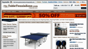 What Tabletenniszone.com website looked like in 2012 (11 years ago)