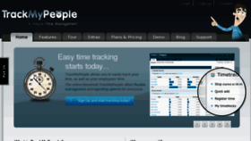 What Trackmypeople.com website looked like in 2012 (11 years ago)