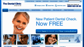 What Thedentalclinic.com website looked like in 2012 (11 years ago)