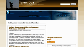 What Tarundua.net website looked like in 2012 (11 years ago)