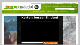 What Tourenmaterial.de website looked like in 2012 (11 years ago)