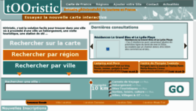 What Tooristic.net website looked like in 2012 (11 years ago)