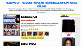 What Teensandy.com website looked like in 2012 (11 years ago)