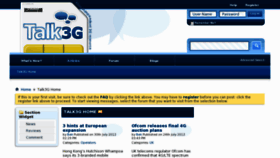 What Talk3g.co.uk website looked like in 2012 (11 years ago)