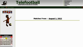 What Telefootball.com website looked like in 2012 (11 years ago)
