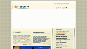 What Tenerife.pl website looked like in 2012 (11 years ago)