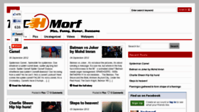 What Techmorf.com website looked like in 2012 (11 years ago)