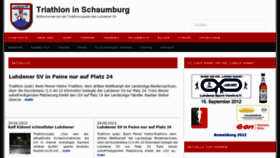 What Triathlon-schaumburg.de website looked like in 2012 (11 years ago)