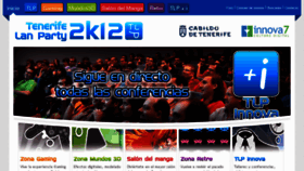 What Tenerife-lanparty.com website looked like in 2012 (11 years ago)