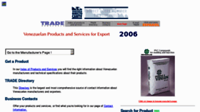 What Trade-venezuela.com website looked like in 2012 (11 years ago)