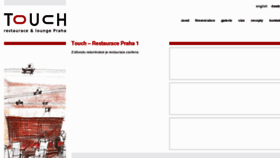 What Touchrestaurace.cz website looked like in 2012 (11 years ago)