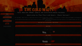 What Thecoldwars.net website looked like in 2012 (11 years ago)