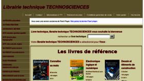 What Technosciences.fr website looked like in 2012 (11 years ago)