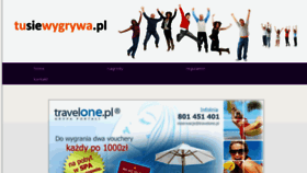 What Tusiewygrywa.pl website looked like in 2012 (11 years ago)