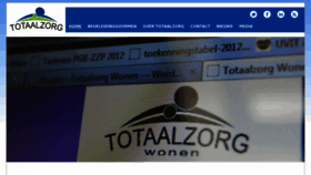 What Totaal-zorg.nl website looked like in 2012 (11 years ago)