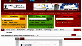 What Totalqatar.com website looked like in 2012 (11 years ago)
