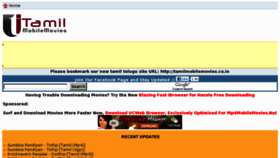 What Tamilmobilemovies.com website looked like in 2012 (11 years ago)