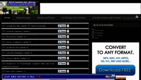 What Tustelenovelasgratis.com website looked like in 2012 (11 years ago)