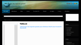 What Tutos.co website looked like in 2012 (11 years ago)