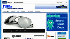 What Tripbiz.net website looked like in 2012 (11 years ago)