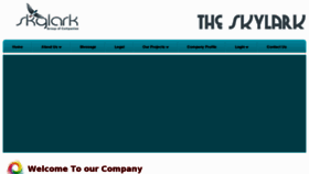 What Theskylark.in website looked like in 2012 (11 years ago)