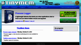What Tinymem.com website looked like in 2012 (11 years ago)