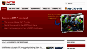 What Temscollege.com website looked like in 2012 (11 years ago)