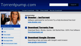 What Torrentpump.com website looked like in 2012 (11 years ago)