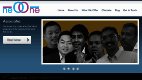 What Theneoone.com website looked like in 2012 (11 years ago)