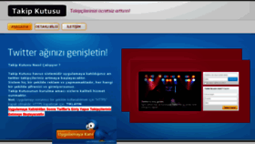 What Takipkutusu.com website looked like in 2012 (11 years ago)