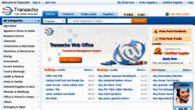 What Transecho.com website looked like in 2012 (11 years ago)