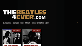 What Thebeatles4ever.com website looked like in 2012 (11 years ago)