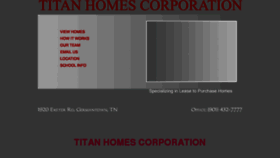 What Titanhomes.info website looked like in 2012 (11 years ago)